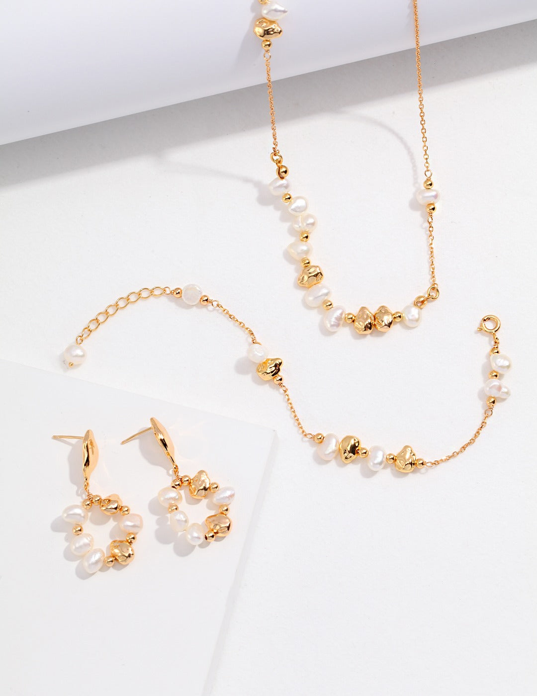 Sterling Silver Freshwater Pearl Dangle Earrings