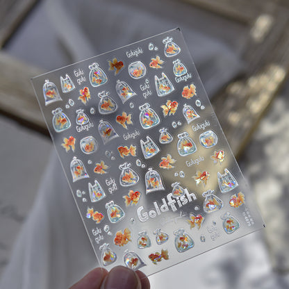 Jelly Nail Stickers Popular 3D Nail Stickers One Bag Starfish Nail Art Accessories